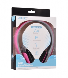 KIT AURICULAR  AEC M16B (BLUETOOTH) ROSA