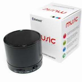 COLUNA BLUETOOTH MUSIC MINI SPEAKER PRETA