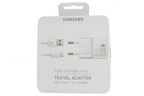 Carregador Samsung EP-TA20EBEC 2A + Cabo USB Tipo C (carreg Rapido)