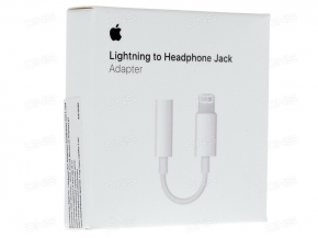 Apple Lightning To 3.5 Mm Headphone Jack Adapter - MMX62ZM/A (Blister)