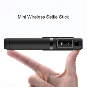 Selfie Stick P40 com comando e tripé integrado - Branco