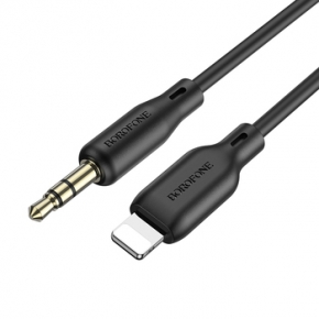 Cabo Jack 3,5 mm para Lightning  Preto (1m)