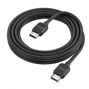 Cabo Borofone BUS02 Vivido - HDMI 2.0 4K HD - 3 metros preto