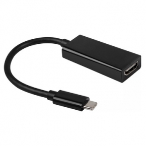 Adaptador - Tipo-C para HDMI 4K*2K - 0,25 metros preto