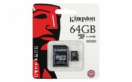 Kingston Micro  SD 64GB class10 C/Adapt 