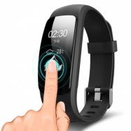 Pulseira Fitness Funker FP5 Preta 