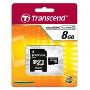 Transcend Micro SD 8Gb Class4 C/Adapt