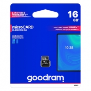GoodRam Micro SD 16Gb Class10 s/ Adap
