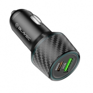 Adaptador Isqueiro Borofone BZ21 USB + Tipo C - QC 3.0 PD 48W Preto